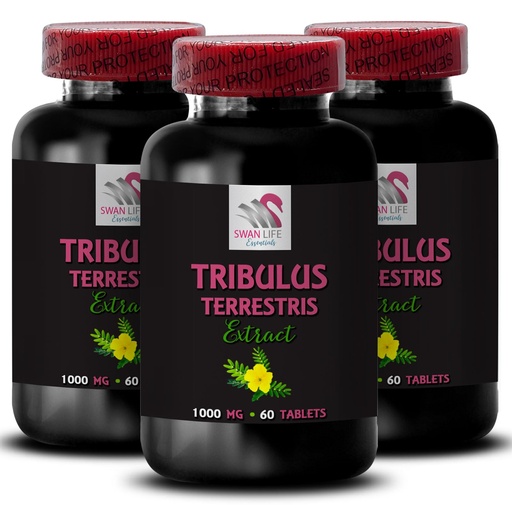 [BRSRAGANAQFRSF3K] Pure Energy Surge - TRIBULUS TERRESTRIS EXTRACTS - Active Strength, Dynamic Power, Daily Muscle Recovery, Plant-Based Formula, Physical Boost, Natural Strength, Body Power, Strength 3 Bottles 180 Tabs