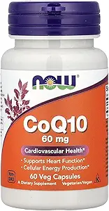 [BRSWIGT5BMHB6DTC] NOW Foods CoQ10, 60 mg, 60 Veg Capsules