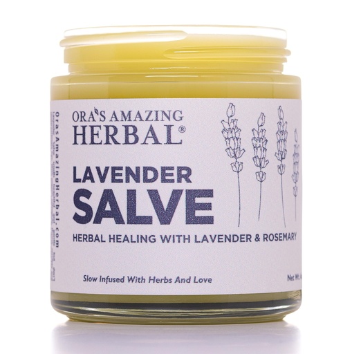 [BRSROAQYOIPBUC3U] Ora's Amazing Herbal Lavender Salve Ointment, Sleep Balm, Lavender Essential Oil, Aromatherapy for Relaxation Anxiety Relief & Massage, Dry Skin Hand Repair Cream Calendula Coconut Oil, 4 oz