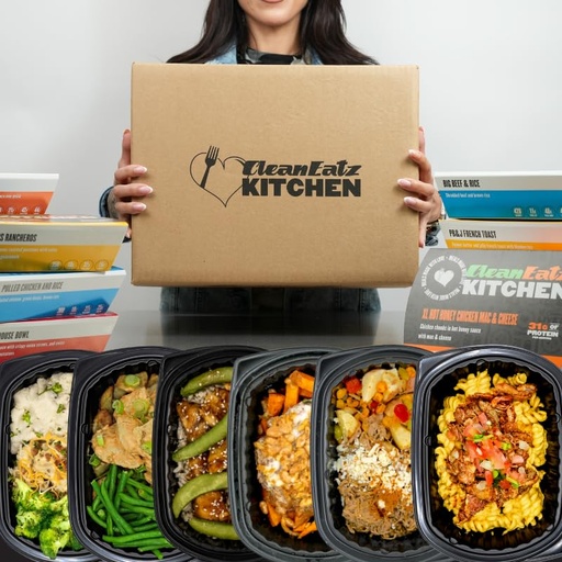 [BRSRAAA6OR5AOHY4] Clean Eatz Weight Loss Meal Plan Kit – 6-Pack of Low-Calorie, Nutrient-Dense, Portion-Controlled Frozen Meals for Healthy Lunch & Dinner