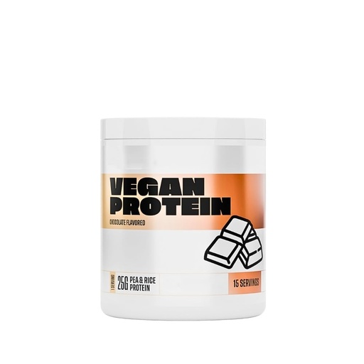 [BRSREGAEBAPREYIY] Supplements Vegan Chocolate Protein Powder Plant-Based, Unsweetened, Dairy Free, Gluten Free 15 Servings,18oz