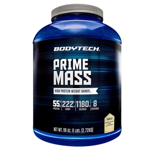 [BRSW2YYBDIJR4GTP] BodyTech Prime Mass - Vanilla (6 lbs./8 Servings)