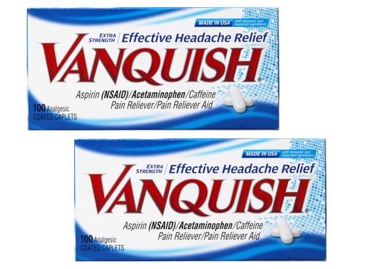 [BRSWIYYOOQMAMEI3] Vanquish Pain Reliever, 100 Count (Pack of 2)