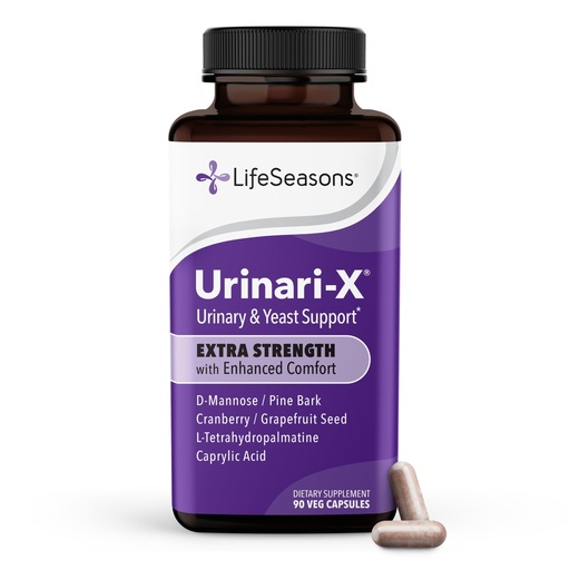 [BRSRAAQDOQGQYC3X] Urinari-X Extra Strength with Enhanced Comfort - Urinary Tract Support - Fast UTI Relief - Vitamin Supplement for Bladder Function - D-Mannose, Cranberry, Pinebark, Uva Ursi & Grapefruit - 90 Capsules