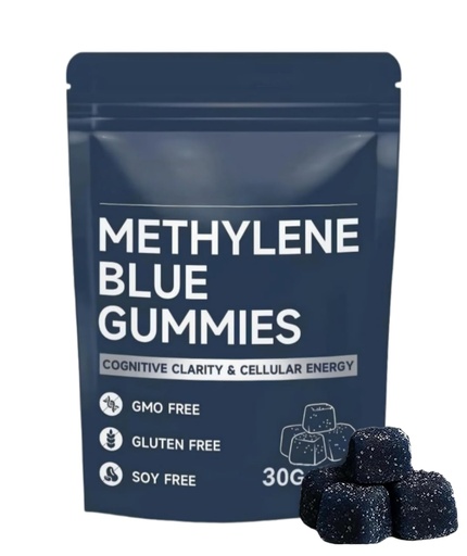 [BRSRGBDYO4HA2CDJ] Methylene Blue Gummies Long-Lasting Energy for Men 30 Gummies