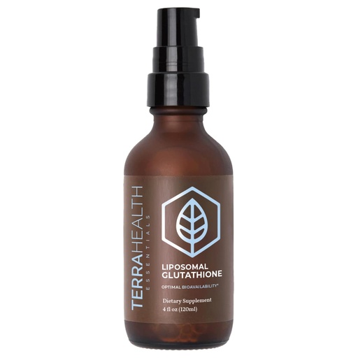 [BRSRGAT2OAIR4CLU] Terra Health Essentials - Liposomal Glutathione - Supports Immunity, Skin, Hair, and Healthy Aging - Maximum Absorption Glutathione Supplements - 60 Day Supply, 4oz