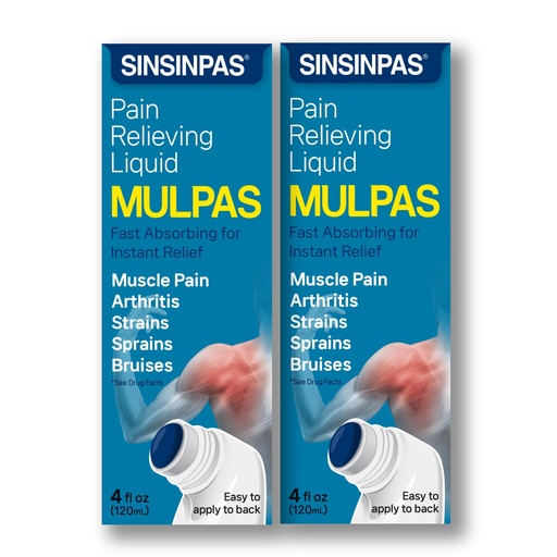 [BRSWYEI2OAMGO33X] Pain Relieving Liquid - MULPAS 2 Pack (Total 8 fl oz)