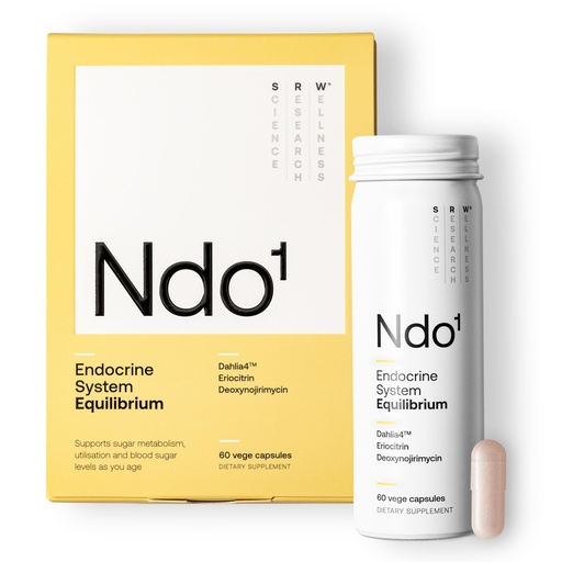 [BRSW2EIHCIHRYCLP] Ndo¹ Equilibrium | Blood Sugar Support Supplement | Glucose Metabolism, Hormone Balance & Healthy Aging | Breaks Down Carbohydrates Effectively | 60 Vege Capsules