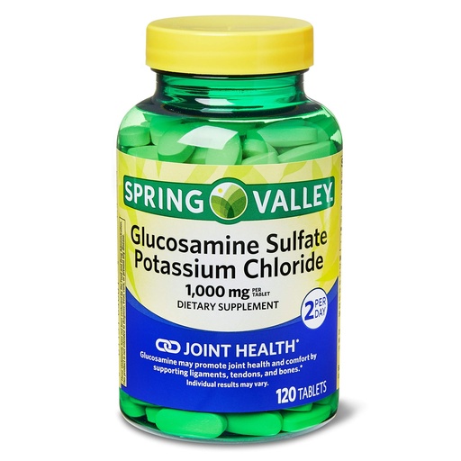 [BRSWICATOMOGC33U] Spring Valley - Glucosamine Sulfate 1000 mg, 120 Tablets