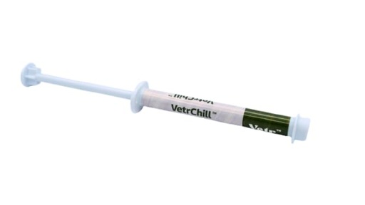 [BRSRGYIDAV5GCA3H] VetrChill Calming Gel for Horses - Apple Flavored Oral Supplement with L-Theanine and Melatonin - Supports Relaxation and Focus - Single Tube - Vet-Formulated in USA