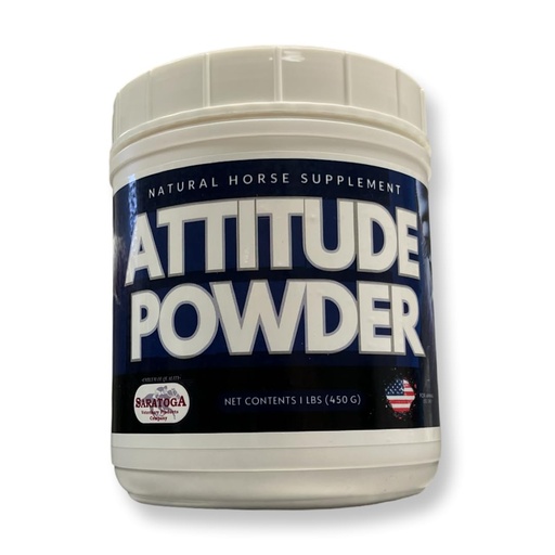[BRSRAGTQC4IAK3I4] Attitude Powder Horse Calming Supplement with L-Tryptophan – Natural Temperament, Behavior & Stress Support with L-Arginine, Lysine, Inositol & Thiamine | Saratoga Veterinary Products