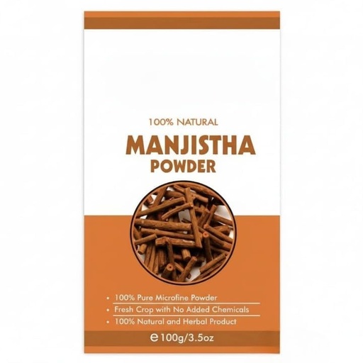 [BRSRGGQQBB5RM2A3] GB Manjistha Powder | Manjistha Powder for Hair | Manjistha Powder for Face | Manjistha Powder for Skin | No Added Chemicals, 100 Grams