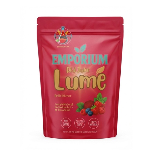 [BRSRGCAQAVYQA3LJ] LUME Red Juice Probiotic Drink Powder · Beetroot · Acai · Raspberry · 20+ Superfruits · Digestive Enzymes · Natural Energy · 30 Packets