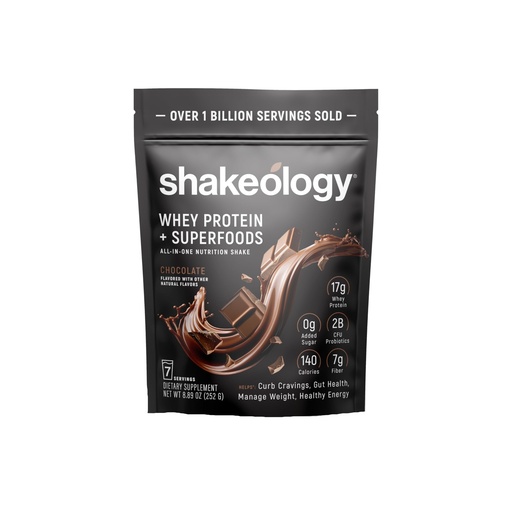 [BRSRGADQBEPQ23LO] Beachbody BODi Shakeology 0g Added Sugar Whey Protein Powder Blend, Gluten-Free Shake with Vitamins and Minerals – Helps Support Healthy Weight Loss, Lean Muscle, Gut Health – Chocolate, 7 Servings