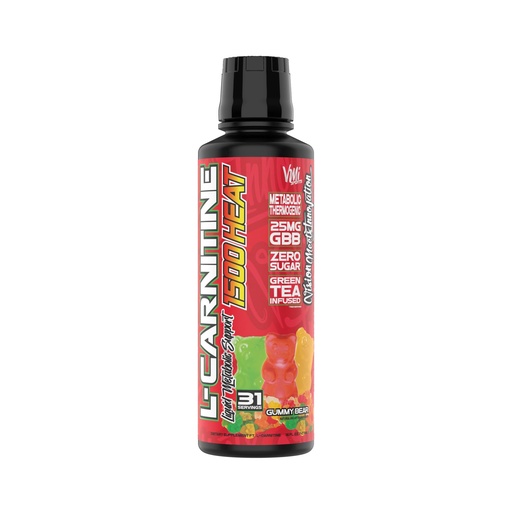 [BRSWGEI7CN7WCEL4] VMI Sports L-Carnitine 1500 Heat Liquid Enhanced Thermogenic | 1500 mg Carnitine | Maximum Absorption Formula | Great Taste for Men & Women | 31 Servings (Gummy Bear)