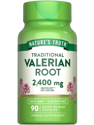[BRSWICQBBAEAOAIZ] Nature's Truth Valerian Root Capsules | 90 Count | Non-GMO & Gluten Free Supplement