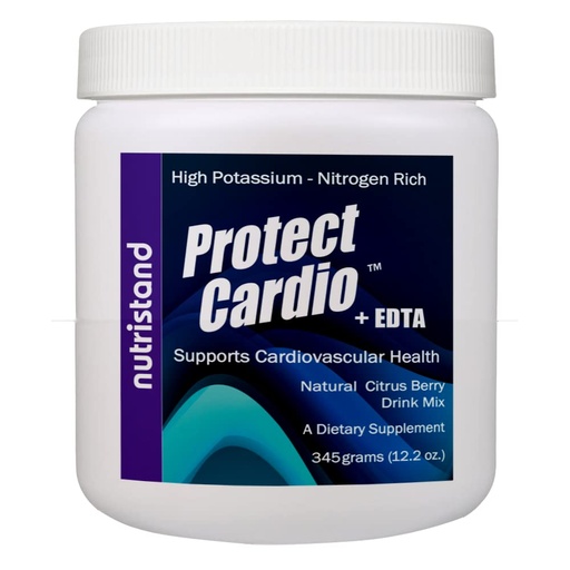 [BRSRMBAQOEARAFI6] Protect Cardio +EDTA 30 servings 345 grams - Arginine, Citrulline, Potassium, Magnesium, Beet Root, Pine Bark, Gamma Tocopherol, & Vitamin Co-Factors - Great Tasting All-Natural Sugar-Free Formula.