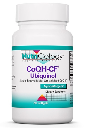 [BRSWIY3QAQOQGYLY] Allergy Research Group CoQH-CF Ubiquinol 60 ct