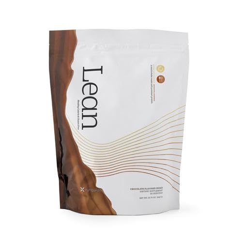 [BRSREGQKOBYQY3I3] Xyngular Lean Chocolate Protein Shake - Whey & Soy Protein Meal Replacement Powder with Bromelain & Papain Digestive Enzymes - 10g Protein Per Serving for Men & Women - 30 Servings
