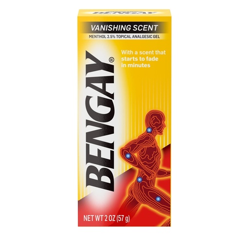 [BRSWIFDRCIMBA3DO] Ben Gay Vanish Scnt Size 2z Bengay Non-Greasy Vanishing Scent Pain Reliever Gel, Pack of 3