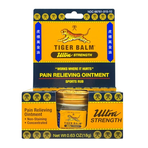 [BRSWIYYMAAMGCD3K] Tiger Balm Ultra Strength 0.63 oz (Pack of 2)