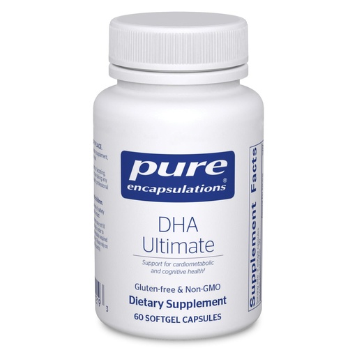 [BRSWIYI5BEHAMELC] Pure Encapsulations DHA Ultimate | Eco-Friendly Supercritical CO2 Extracted DHA Fish Oil Concentrate | 60 Softgel Capsules