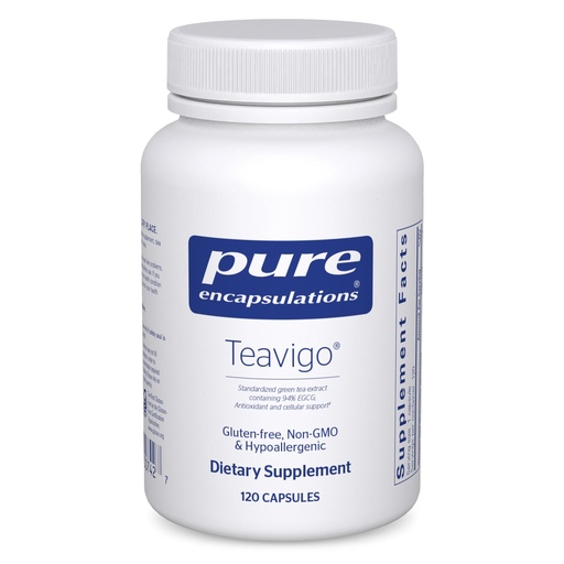 [BRSWIG3YA4DRKDLK] Pure Encapsulations Teavigo | Hypoallergenic Supplement with Caffeine-Free Green Tea Extract to Provide Antioxidant and Cellular Support* | 120 Capsules