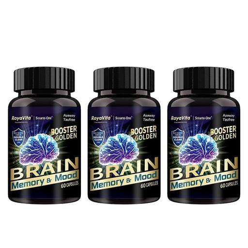 [BRSRGBDYAUIGEFY7] Smarto-One Brain Nutrition Proprietary Blend(DHMP) Nootropic Brain Supplement for Memory,Mental Alertness, Focus & ConMental Clarity,Phosphatidylserine,Vitamins B6 (180 Count (Pack of 3))