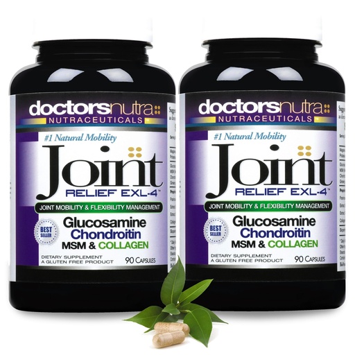 [BRSRABT3A4MAKYLJ] Joint Support Supplement (Pack of 2) with Glucosamine, Chondroitin, MSM and Turmeric