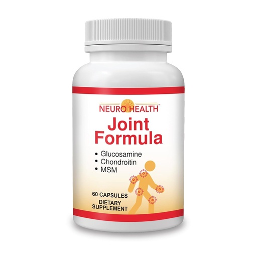 [BRSREZYYOYPQOH3H] Neuro Health Joint Formula with Glucosamine, Chondroitin and MSM, 60 Capsules (1 Bottle) Turmeric/Joint Support Supplement for Bones, Back, Knees, Hands/Used for Cartilage & Joint Support