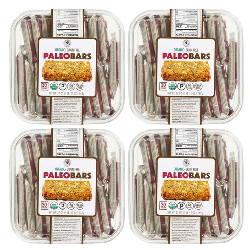 [BRSRAFLYAUNBYD3V] Generic Universal Bakery Organic Paleo Bars, 1.35 Ounce (20 Count) (4 Pack)