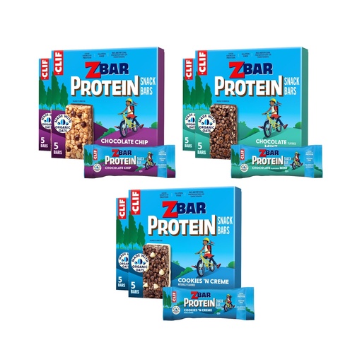 [BRSWYAD5CUIQOHTJ] Zbar Protein - Chocolate Chip, Chocolate Mint, and Cookies 'n Creme - Variety Pack - Crispy Snack Bars - Made with Organic Oats - Non-GMO - 5g Protein - Gluten Free Protein Bars (30 Pack)