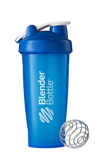 [BRSWKGIYPMNGY33E] BlenderBottle Classic Loop Top Shaker Bottle, 28-Ounce, Blue/Blue
