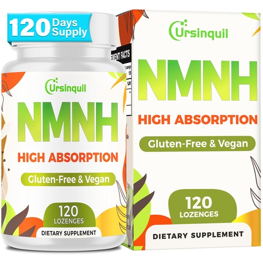 [BRSRAZYBCUMAAYD4] Sublingual NMNH 500mg (240-Day Supply, 500mg per Serving) NMNH(Dihydronicotinamide Mononucleotide)，NAD Supplement for NAD Levels as We Age, for Anti-Aging, Energy, Immunity, Focus - 120 Count