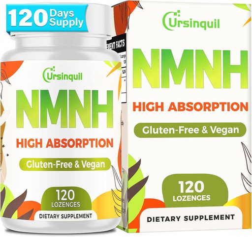 [BRSRAZYBCUMAAYD4] Sublingual NMNH 500mg (Dihidronicotinamide Mononucleotide) (120 Servings, NMNH 500mg per Serving) NAD Suplemento a Boost NAD Levels as We Age, for Anti-Aging, Energy, Immunity, Focus - 120 Count