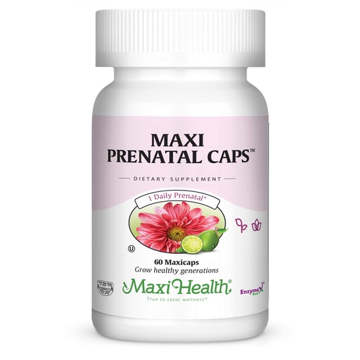 [BRSWIYAKCUOQ2H32] Prenatal Vitamins for Women - One a Day - Pregnancy Multivitamin with Folic Acid, Iron, Vitamin D3, B12, Zinc & Biotin – Daily Prenatal Support Before, During & After Pregnancy – 60 Capsules