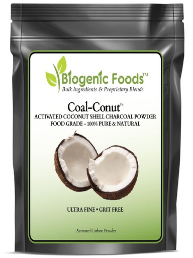 [BRSWYEI2OAFBSA3O] Coal-Conut™ - Activated Coconut Shell Charcoal Fine Husk Food Grade Powder (Ultra-Fine) - Organic Use Approved