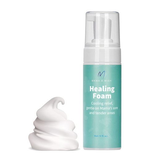 [BRSWY2Y5PIPG2YDX] Mama & Wish Witch Hazel Perineal Healing Foam - Postpartum Essentials - Medicated Postpartum Spray for Perineal Relief - Postpartum Care and Recovery, Hemorrhoid Perineal Spray, After Birth Essentials