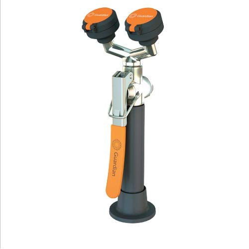 [BRSWIZIPPIGRSETI] Guardian G5022 Metal Emergency Eye Wash/Drench Hose Unit, Deck Mounted