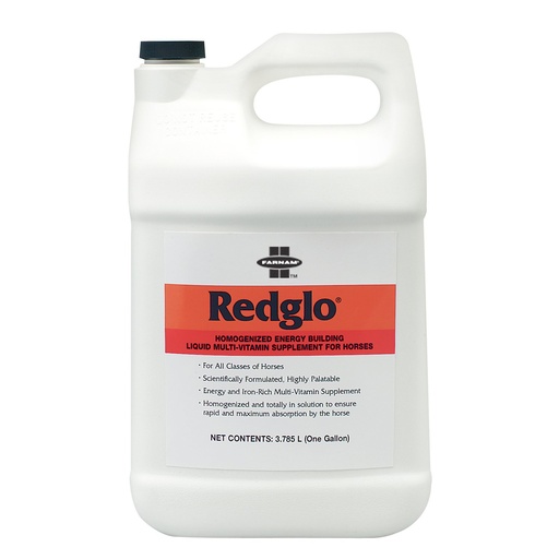 [BRSWIYYKO4FB2A36] Farnam Redglo Liquid Multi-Vitamin Supplement for Horses, 1 gallon, 80121