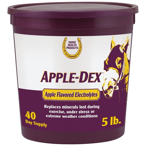 [BRSWIYQBBMCBG332] Farnam Horse Health Apple-Dex Apple Flavored Electrolytes Powder for Horses, 5 pound