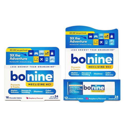 [BRSWKHY4OQOAAH3L] Bonine Non-Drowsy Motion Sickness Relief - Chewable Tablets with Meclizine HCL 25mg - Non Drowsy Medicine for Nausea or Motion Sickness - Cruise Essentials - Raspberry Flavor, 28 Chewable Tablets