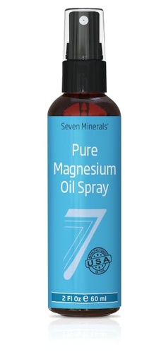 [BRSROCY5A4DRUADO] Seven Minerals Travel Size Pure Magnesium Oil - USP Grade Magnesium Spray, No Unhealthy Trace Minerals - from Ancient Underground Permian Seabed in USA, Free eBook Included (2 fl oz)