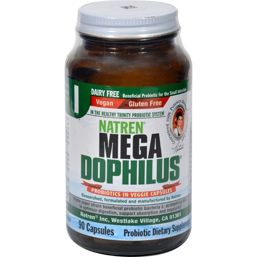 [BRSWIFQROYCAMHTI] Natren Mega Dophilus Dairy Free - 90 Vegetarian Capsules