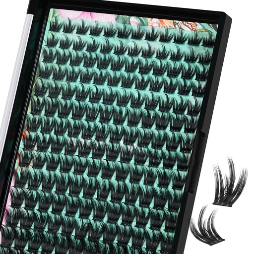 [BRSREYDRDECQYDLH] Lash Clusters Wet Look 168Pcs Eyelash Cluster Ultra-Thin Lash Band Eyelashes Extensions Spiky Anime Wide Span Lashes(Orchid,D-Mix10-18mm)