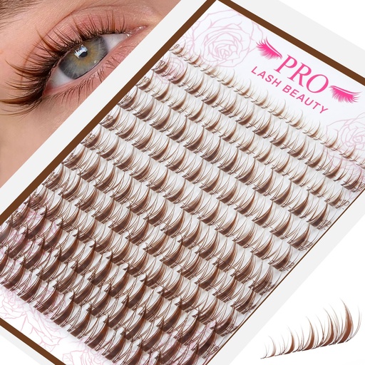[BRSRGCD2CN4BMHI3] Brown Lash Clusters Fairy Lash Extensions Wispy Eyelash Clusters Lashes Clusters for Everyday Wear Beginner Friendly Dark Brown Cluster Eyelash Extensions(Fairy,8-16mix)
