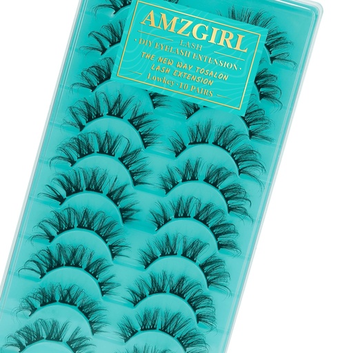 [BRSRAGIRPMMGEDY7] Diy Lash Clusters 10 Pairs Cluster Lashes Wispy Lash That Look Like Extensions 3D False Eyelashes Natural Soft Fluffy Mink Individual Cluster Lashes at Home (Lowkey)