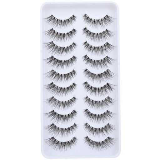 [BRSWYYD2A5YAEAD6] Newcally Lashes Natural Wispy False Eyelashes Cat Eye Lashes Hand-Knotted Soft Light Volume Fake Lashes Multipack
