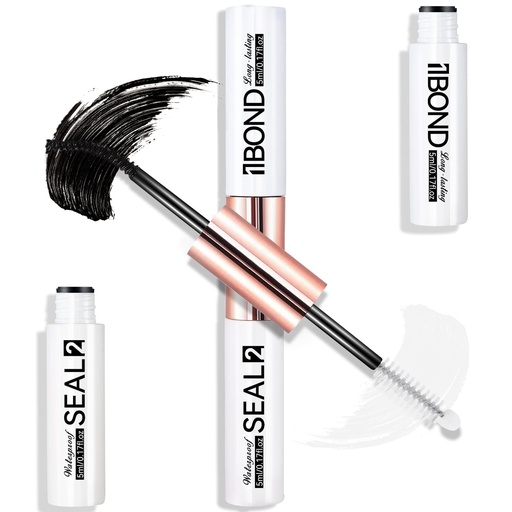 [BRSROGDQCMCWY2QU] Eyelash Glue, Lash Bond and Seal, Latex-Free Lash Glue for Sensitive Eyes, Strong Hold Eyelash Cluster Adhesive for 48 Hours