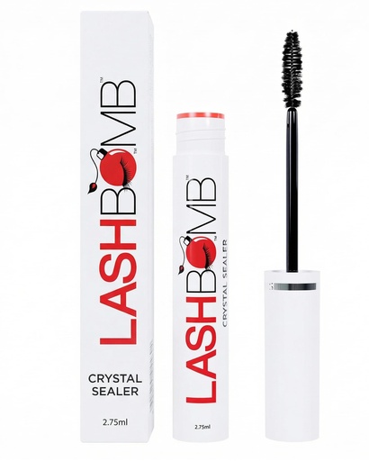 [BRSRYYYBCQMB6AYU] Lashbomb - Keratin-Infused Lash Sealer - Crystal Sealant for Lash Extensions - Rebuilds Strength & Flexibility - Professional Bonding Top Coat for Eyelash Extensions - Clear